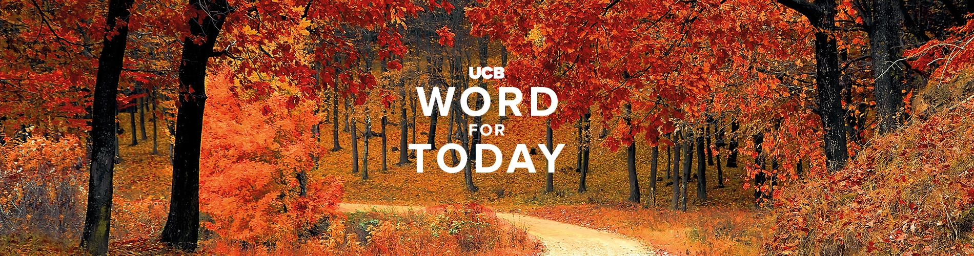 The UCB Word For Today The UCB Word For Today