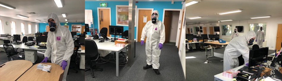 Professional deep clean of the Broadcast centre Professional deep clean of the Broadcast centre